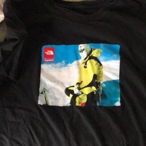 Supreme North face T-shirt. Used in good condition